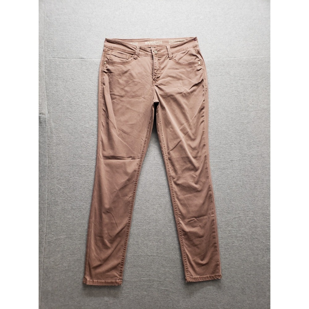 Beau Dowson Women Pant 10 Brown Skinny High Rise Stretch 5 Pocket Casual Outdoor